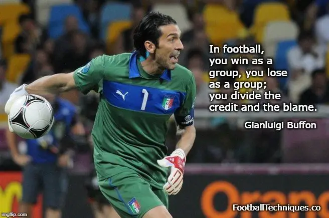 Cita de Gianluigi Buffon